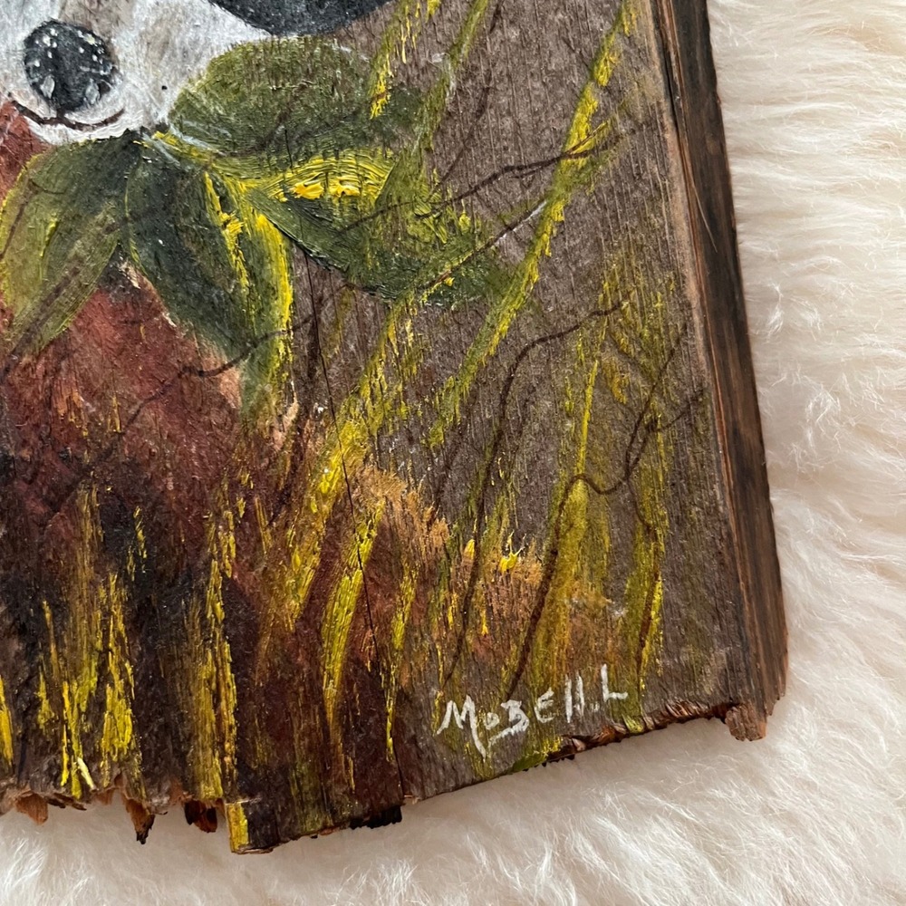 Handmade‎ Raccoon Painting - Picture 3 of 7